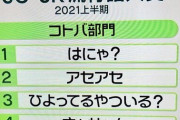 【朗報】椎木里佳さん、ちゃんと仕事をしていた！JC・JK流行語大賞2021上半期を発表！！
