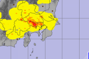 東京近郊、雷ゴロゴロ