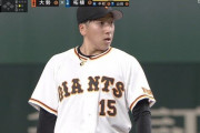 巨人・大勢 1勝1敗20セーブ防1.90 WHIP 0.89 奪三振率11.41←こいつが地雷扱いされた理由