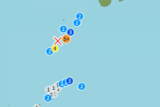 【地震】鹿児島県のトカラ列島で震度5強。12月9日 11時05分ごろ