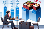 働く人の昼食の平均485円、3年連続で増　外食だと1250円