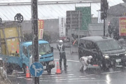 関東で大雪、箱根新道は除雪のため通行止めに