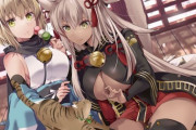 【FGO】猫耳姿の沖田さん＆沖田オルタちゃん！！　二人とも可愛すぎる////////