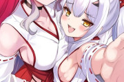 【FGO】巫女衣装のトリ子＆メリュジーヌ！！　巫女衣装の二人とも、最高です！！