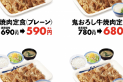 【悲報】松屋の焼肉定食(590￥)、一線を超えるｗｗｗｗｗｗｗｗｗｗｗｗｗ
