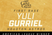 元DeNAグリエルがゴールドグラブ賞を受賞！　一塁手部門を37歳での受賞は最年長記録