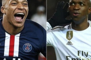PSG、仏代表FWエムバペがレアル行きならブラジル代表FWヴィニシウスを「報復補強」か？