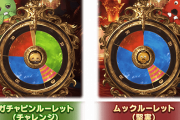 【グラブル】今年の無料ガチャルーレットはガチャピンとムックの選択制！ガチャピンゲージの上昇量はそれぞれ異なるためどっちを回すかはその時々の判断が必要になりそう