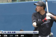 ロッテ安田、犠牲フライで1打点もまたノーヒット…