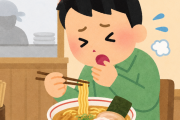 【悲報】ラーメン屋でむせた時の対処法、ガチで無いwwwwwwww