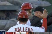 大谷翔平、第2打席で4試合ぶりの安打となる2点タイムリースリーベース！リードを3点に広げる！