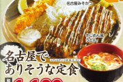 【画像】東京人「名古屋飯？大体こんな感じだろｗｗｗ」