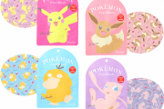 「ポケモンギフトコスメシリーズ」ピカチュウ・イーブイ・コダック・ミュウの総柄フェイスマスクが新登場！
