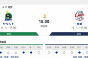 【朗報】本日よりヤクルトと西武による天保山決戦が始まる