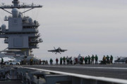 米海軍の新型空母ジェラルド・R・フォード級1番艦で航空機の運用試験開始…電磁カタパルトなどをチェック！