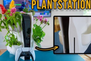 PS5本体に花を植えられる「PlantStation5」爆誕！ 格好悪いゲーム機を華やかに彩る発明品！