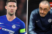 元チェルシー主将ケーヒル「彼が自分にした仕打ちは忘れない」昨季の指揮官サッリに恨み節