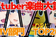 Vtuber 　Vtuber楽曲大賞2020の結果が公開！再生数で見ると結構偏りあるよな