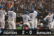 【vs.オリックス】日ハム、初回にマルティネスと松本剛の連続タイムリーで2点先制！
