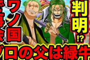 【ワンピース】海軍大将『緑牛』ゾロの父親でくいな説が出てしまう（考察あり）