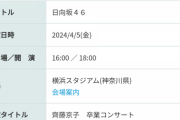 【嘘つき】日向坂46さん、完売したはずの齊藤京子卒コンのチケットが◯で再販されてしまうｗｗｗｗｗｗｗｗｗ
