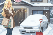 除雪しない旦那