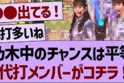 乃木中の「チャンスは平等」代打メンバがコチラ！【乃木坂工事中・乃木坂46・乃木坂配信中】