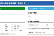 【6/26公示】巨人・松原、広島・中村祐太、中日・ブライト健太らが登録抹消
