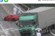 【悲報】トヨタ86とトラックが正面衝突　お前らが思ってる3倍は健闘してる