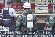 【名古屋郵便局クマスプレー】ベトナム国籍の男不起訴に掲示板「日本人なら実刑だろ」