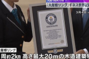 万博の『大屋根リング』、世界最大の木造建築物としてギネス認定される！