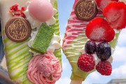 海外「日本はアイスの水準もハンパねぇ！」京都宇治市で食べれる羽子板のようなアイスバーが海外で話題に　←これ海外でも流行るんじゃね？
