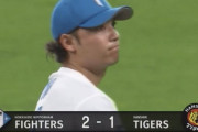 【vs.阪神】日ハム伊藤、近本の内野ゴロの間に1点を返される
