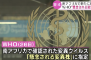 WHO、南ア新変異株を「懸念される変異株」に指定。「オミクロン株」と命名