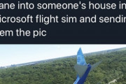 【朗報】MSの飛行機ゲーム、実在する家に飛行機を墜落させることが可能に…