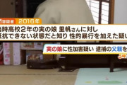 【鬼畜】実の娘(中2)に性加害を繰り返した父親を逮捕