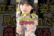 【森田ひかる】立ちのバック姿を拝ませてくれた女神