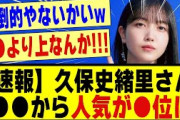 【速報】久保史緒里さん、●●から人気が●位に！！！！！！！#乃木坂 #乃木坂工事中 #乃木坂スター誕生 #乃木坂配信中 #nogizaka46 #nogizaka #乃木坂46