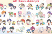 「A3×サンリオ」等身イラストは幸×マイメロなど4ペア！コラボビジュアルに「絵柄最高」