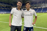 ◆画像◆マドリーU19ピピ中井卓大、吹田スタ降臨！なお横浜FM山根陸とツーショット