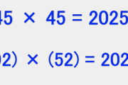 「2025はいろんな計算式で表せるけど…最も気に入ったのはこれ」