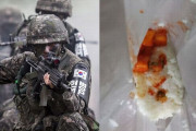 「我慢しようと思ったが…」韓国陸軍の軍人、ビニール袋にキムチと白飯だけ入った「粗末給食」を暴露！