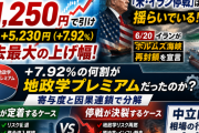 日経平均「停戦相場」の巻き戻しリスク｜+7.92％の何割が地政学プレミアムか【2026年6月】