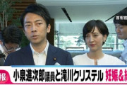 【速報】小泉進次郎と滝川クリステルが結婚ｗｗｗｗ