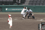 【GIF】今日の甲子園で酷すぎた誤審