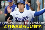 二刀流大谷翔平の前半成績に全米騒然！←「GOAT議論に終止符」（海外の反応）