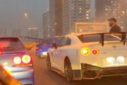 【動画】東雲JCTで事故った車に複数の車が絡む事故が発生してしまう。