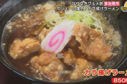 【画像】から揚げラーメン（850円）が旨そうｗｗｗ