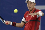 錦織圭　接戦を制して3回戦進出　世界65位にフルセットで勝利
