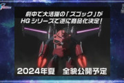 「HG 1/144 ズゴック（仮）」 当初は商品化の予定は無かったらしい